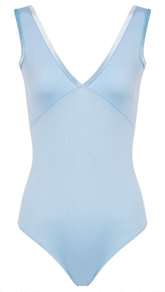 Velvet Trim Leotard by Bullet Pointe