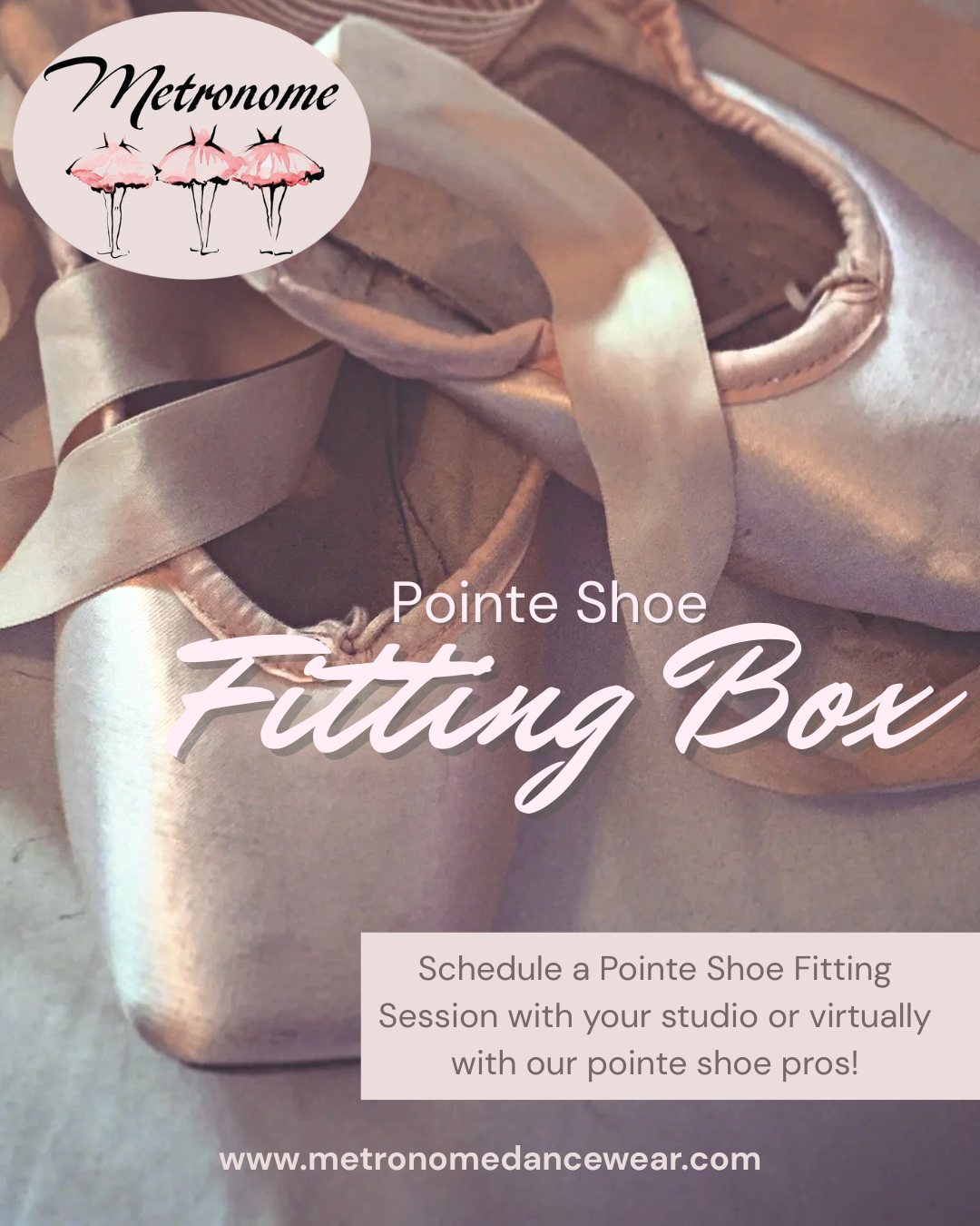 Pointe Shoe Fitting Box