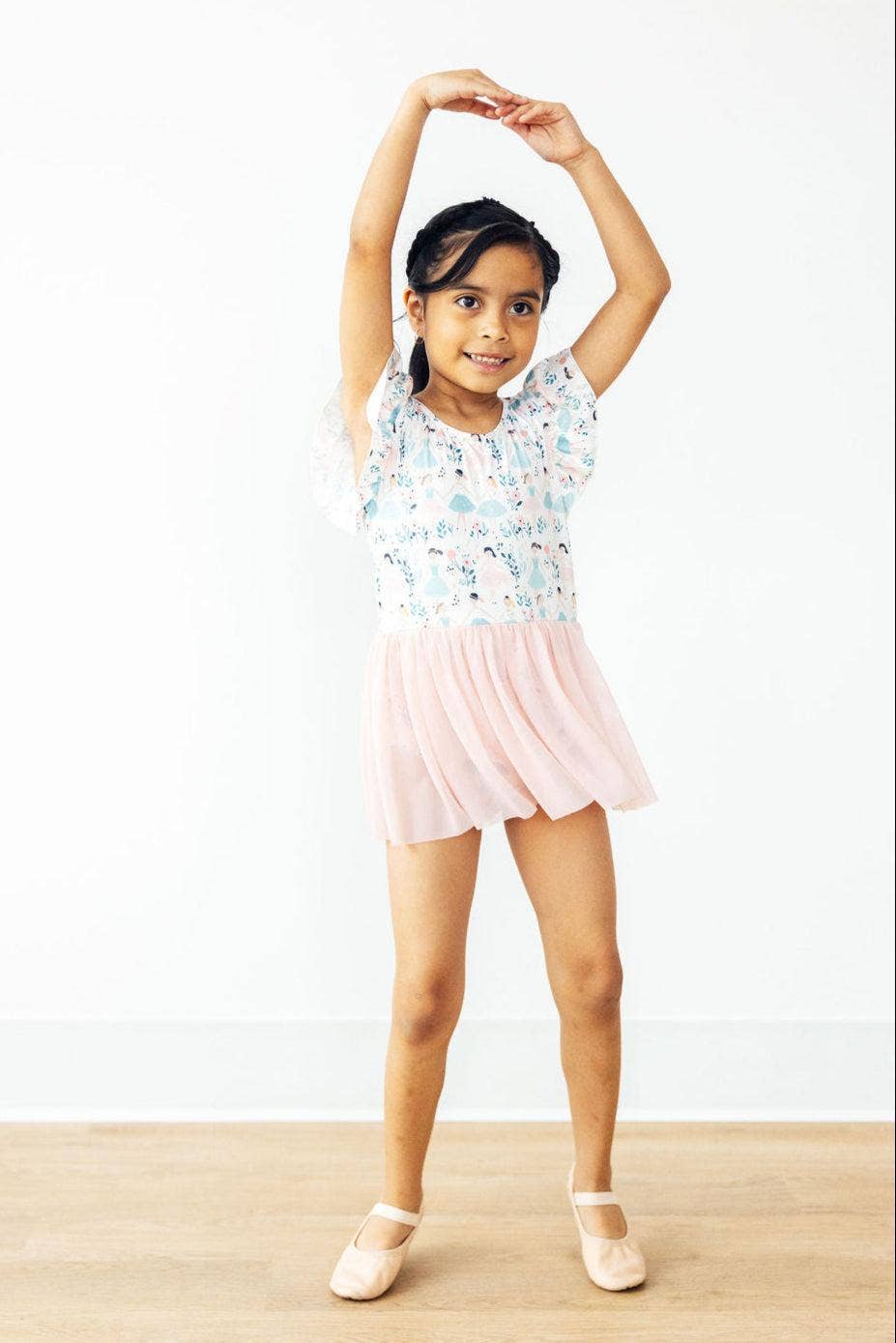 Twinkle Toes S/S Twirl Leotard by Mila & Rose