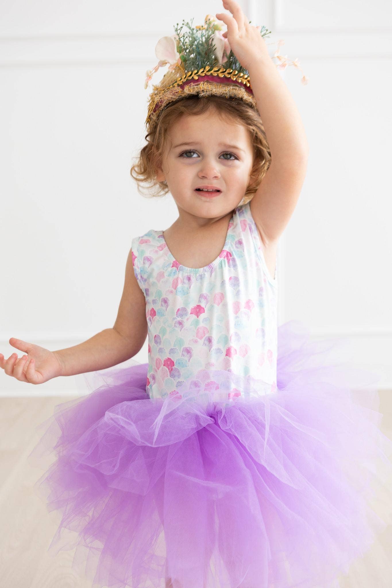 Mermaid Scales Tank Tutu Leotard by Mila & Rose