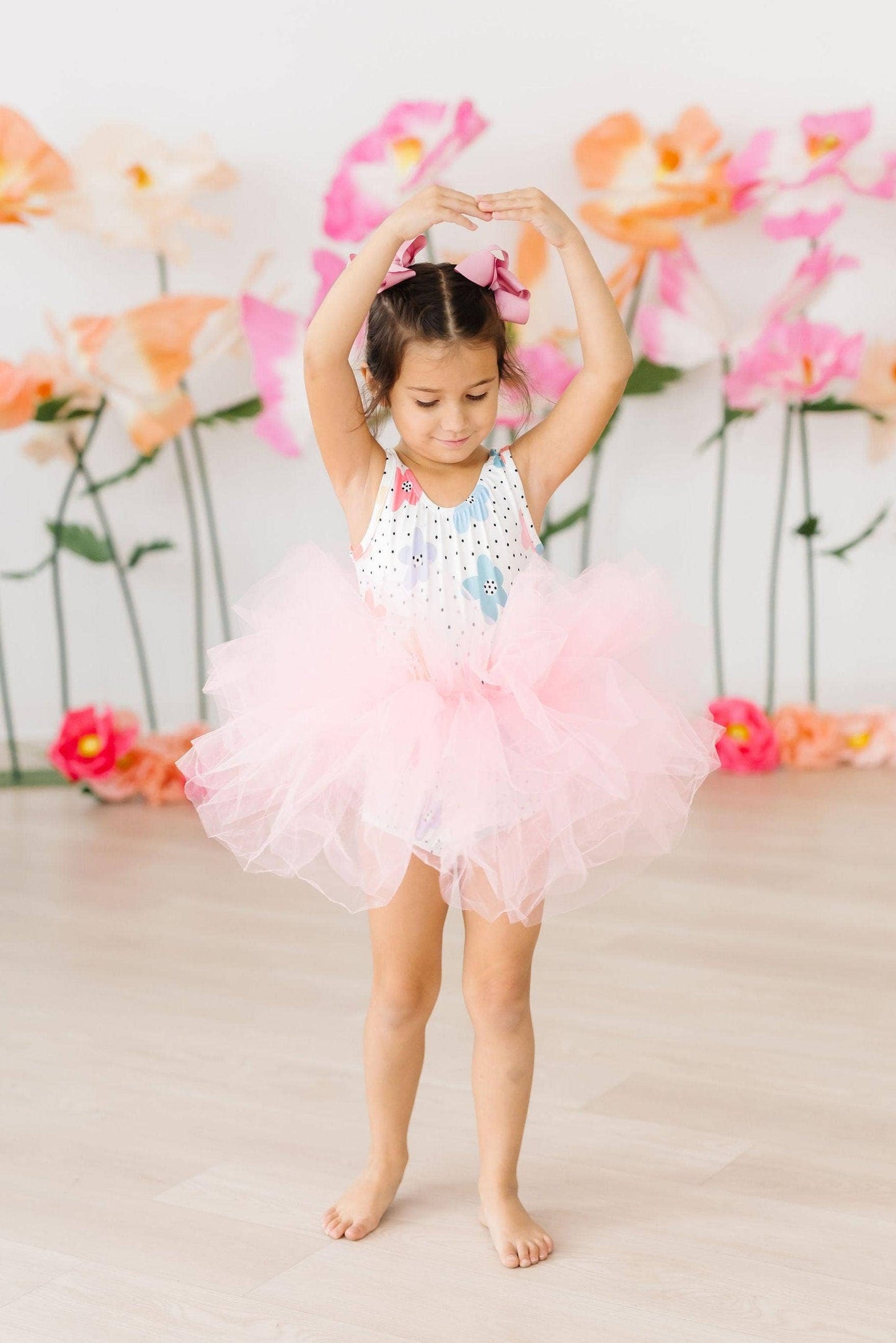Dots & Daisies Tank Tutu Leotard by Mila & Rose