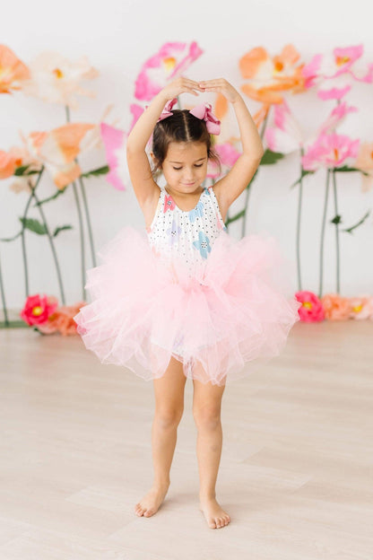Dots & Daisies Tank Tutu Leotard by Mila & Rose