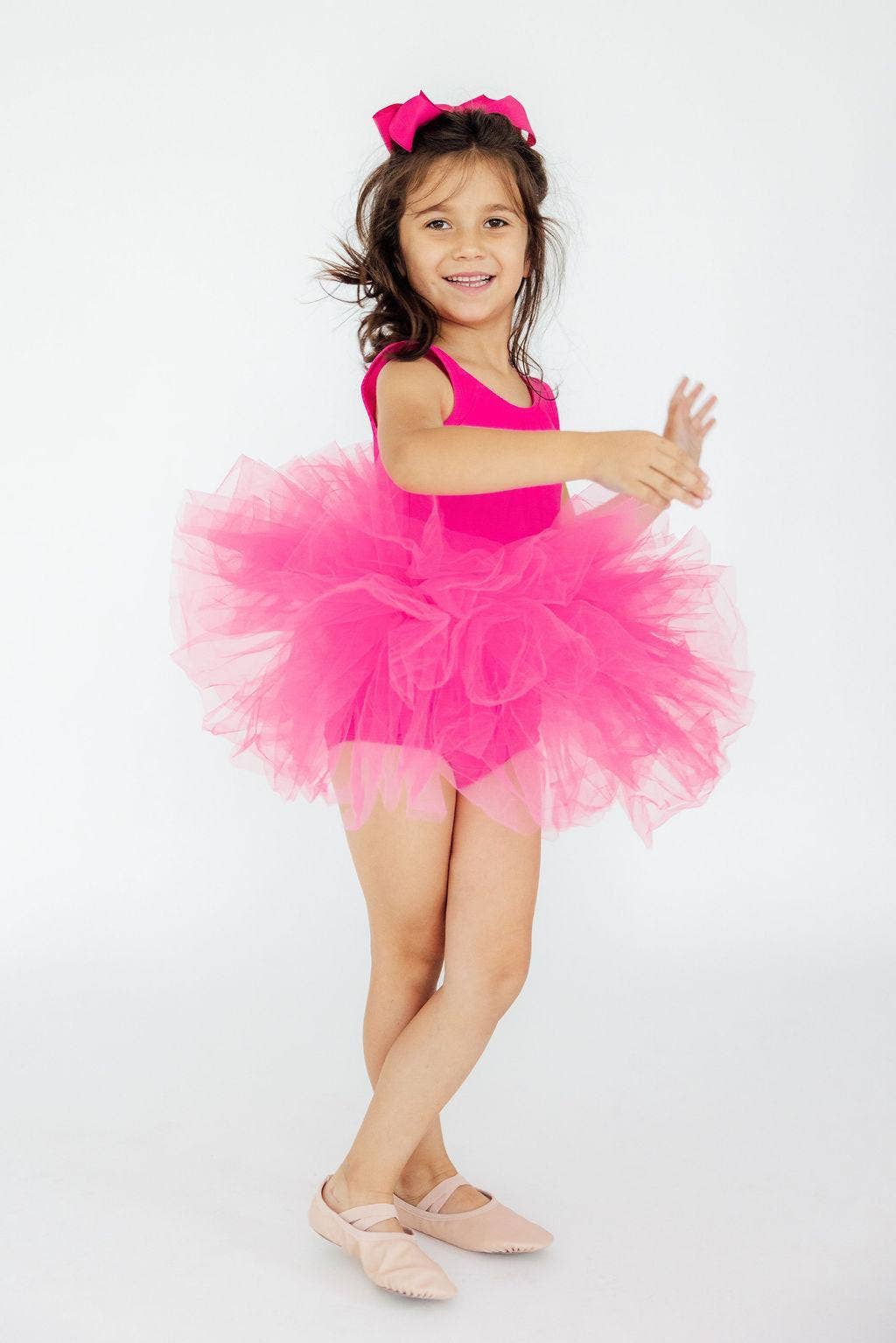 Hot Pink Tank Tutu Leotard by Mila & Rose