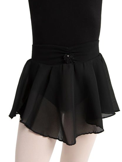 Pull On Skirt Georgette - Girls N9635C by Capezio