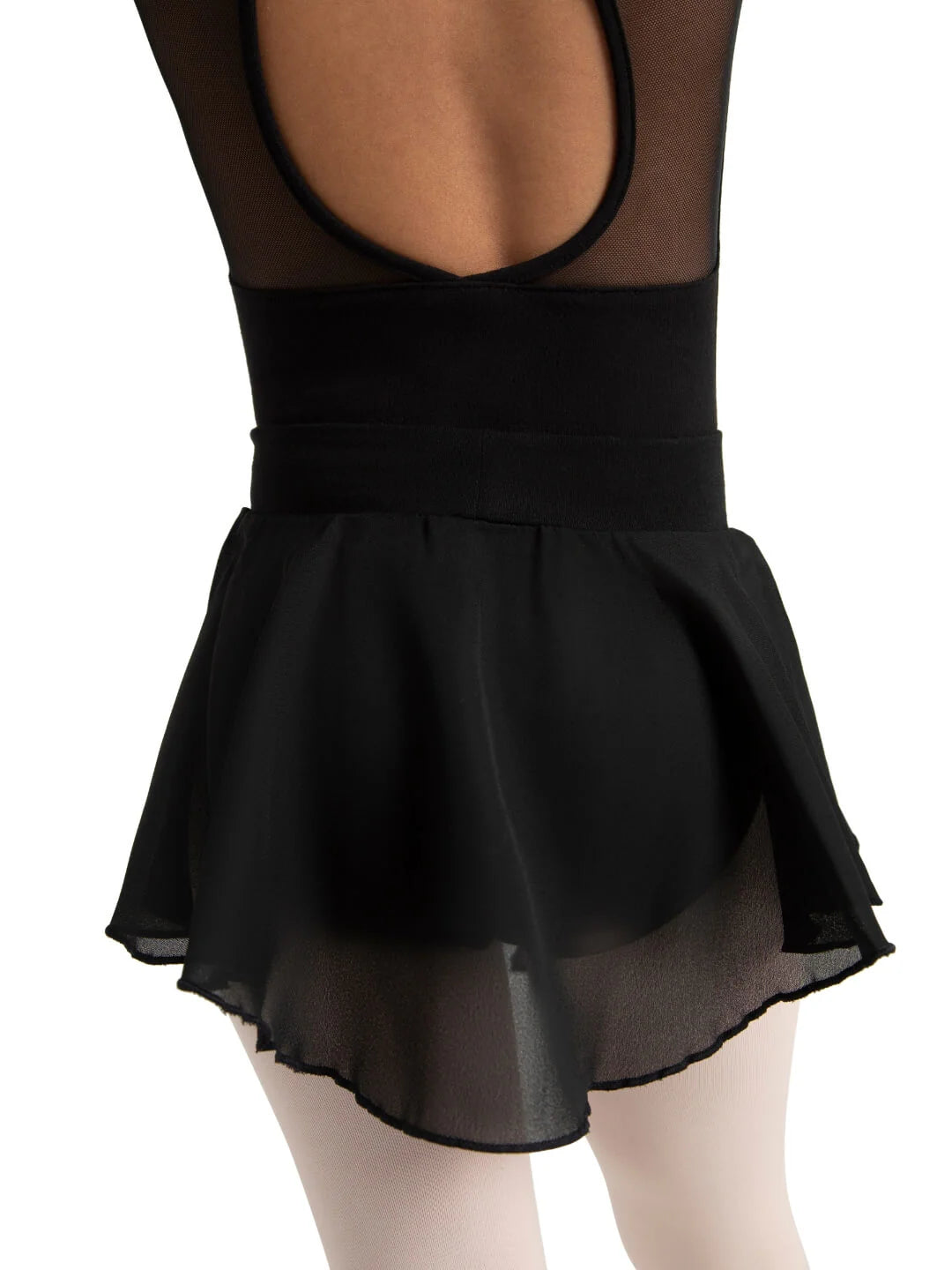 Pull On Skirt Georgette - Girls N9635C by Capezio