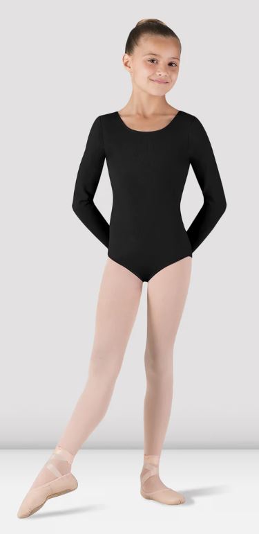Petite Long Sleeve Round Neck Leo CL5409 by Bloch