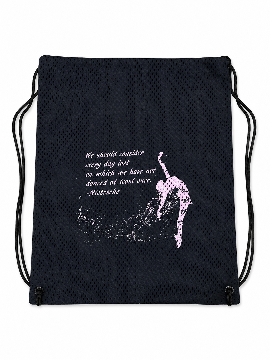 Pointe Shoe Mesh Bag: Nietzsche (Navy Blue)