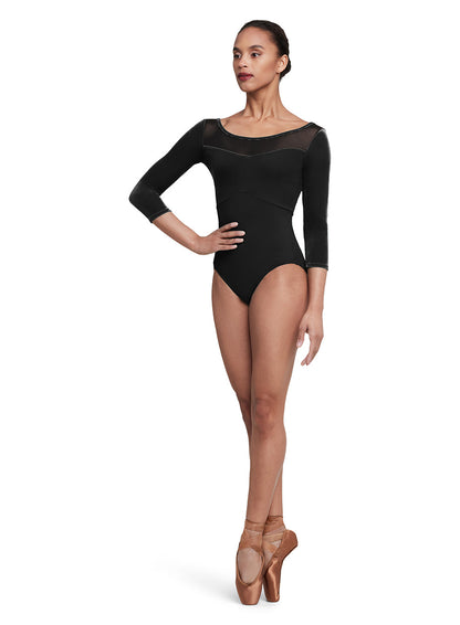 Scoop Neck 3/4 Sleeve Leotard L5236 by Bloch