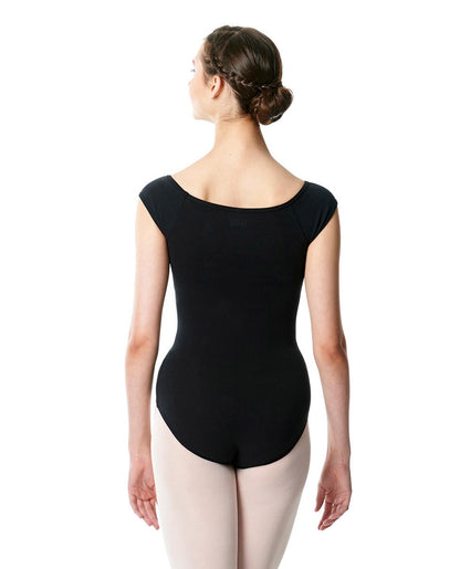 Brushed cotton Cap Sleeve Dance Leotard Dinah LUB215 by Lulli