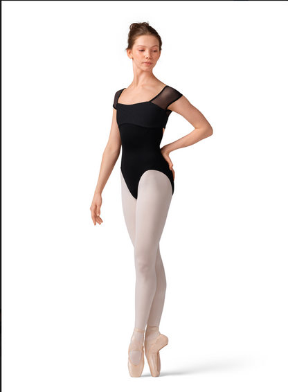 Open Back Curve Bust Cap Sleeve M20001LM by Mirella