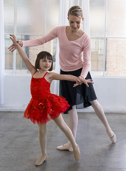 V Neck Long Sleeve Top Z0959 by Bloch