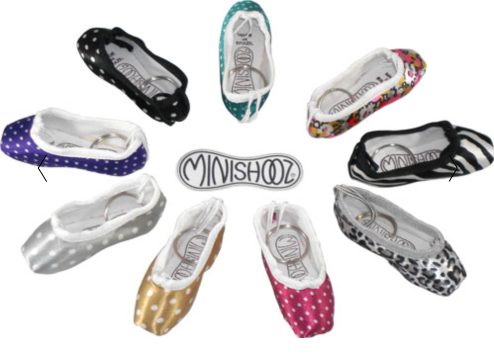 Mini Pointe Shoe Key Ring by Pillows for Pointes