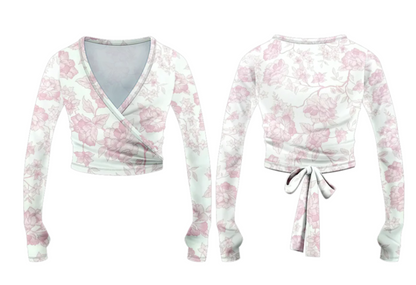 Velvet Crossover Wrap by Danse de Paris