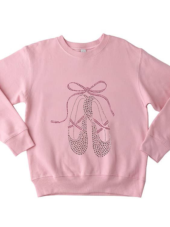 Jewel Studded Ballet Sweater by Sparkle Sisters