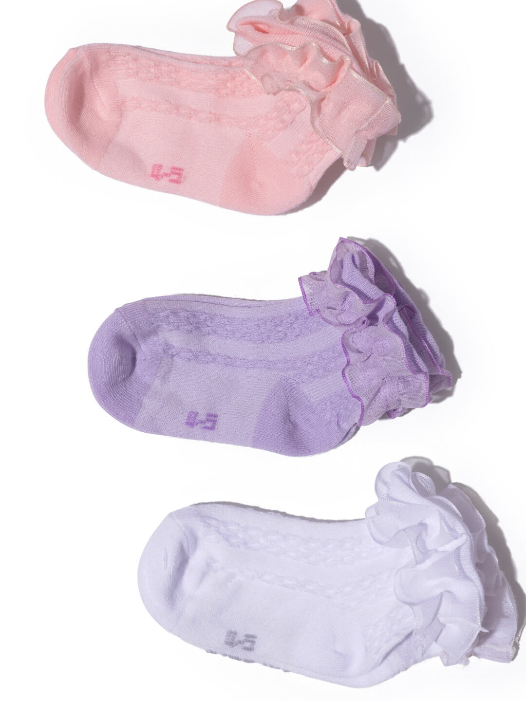 Children's Ruffle Sock (3-Pack) BG105C by Capezio
