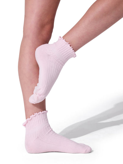 Children's Scalloped Edge Sock (3-Pack) BG107C by Capezio