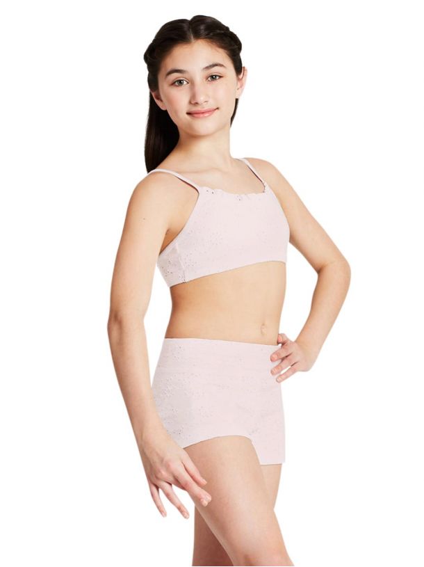 Eyelet Strappy Back Bra Top 11337C by Capezio