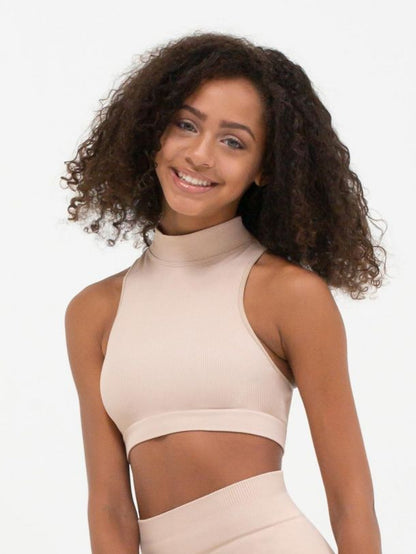 Seamless Ribbed Crop Top 11375W by Capezio