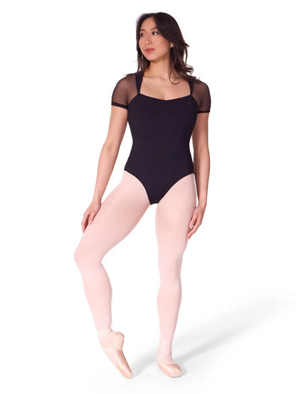 Soft Elegance Corset Short Sleeve Leotard EL108W by Capezio