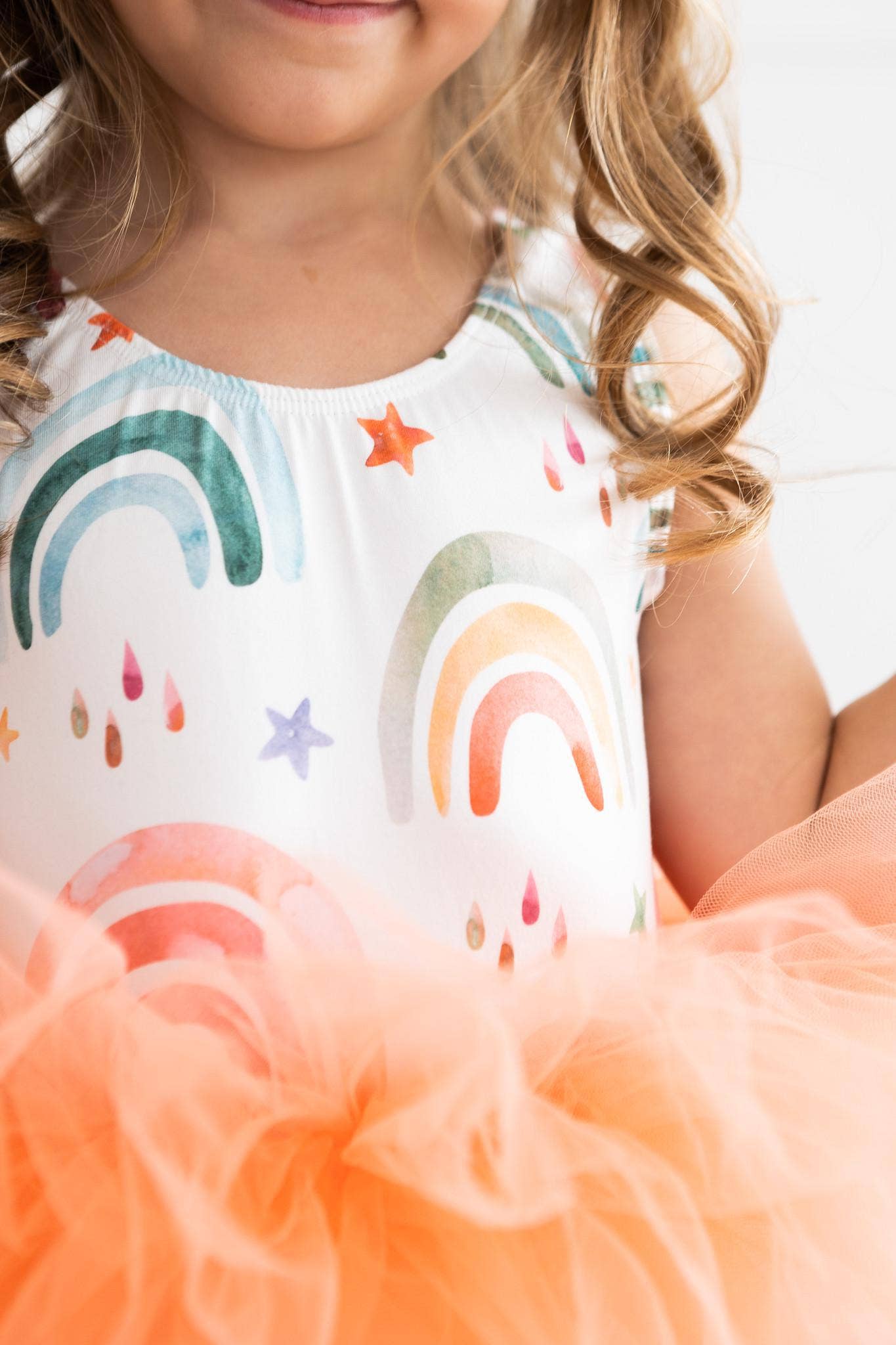 Tonal Rainbow Tank Tutu Leotard by Mila & Rose