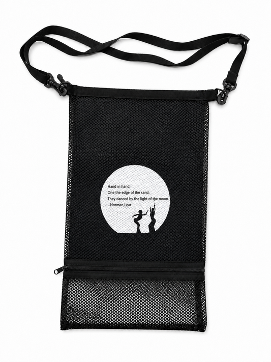 Dual Compartment Mesh Shoe Bag by Metronome Dancewear