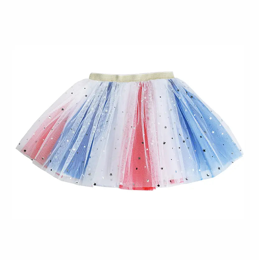 Red White and Blue with Stars Tutu by Sparkle Sisters